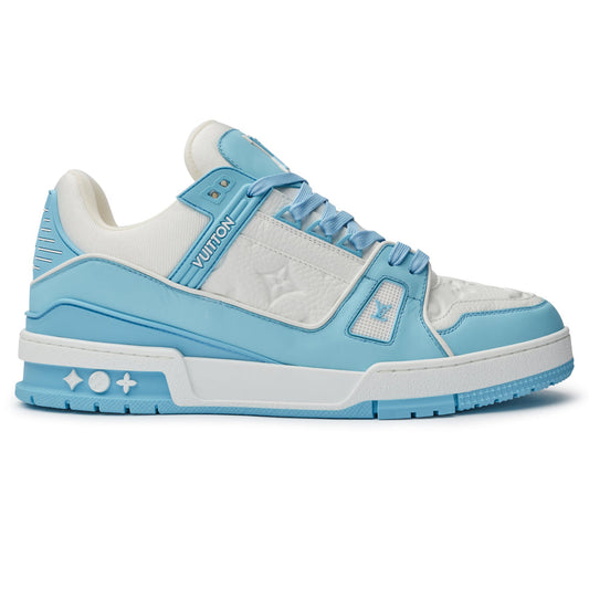 Louis Vuitton Trainer Low White Sky Blue